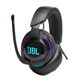 Căști JBL QUANTUM 910 Căști de gaming fără fir supraear de performanță cu urmărirea capului îmbunătățită, anulare activă a zgomotului și Bluetooth