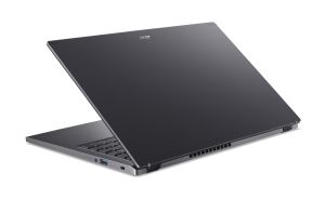 Laptop Acer Aspire 5, A515-58M-56WA, Intel Core i5-1335U (1,3GHz până la 4,60GHz, 12MB), 15,6" FHD IPS SlimBezel, 16 GB DDR5, 512 GB PCIe NVMe SSD, Intel UMA 2BT, Wifi 1AX1802 , Cameră HD, Iluminare de fundal KB, Cititor de amprente, Linux, Gri