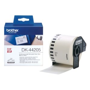 BROTHER DK44205 Brother tape, nem tapad, 62mm, feher