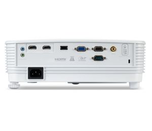 Proiector ACER P1157i DLP SVGA 800x600 4:3 4500 ANSI Lumen 20.000:1 31DB 2xHDMI VGA RCA USB A proiecție fără fir alb