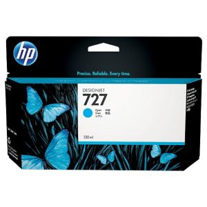 Cartuș consumabil de cerneală cyan HP 727 de 130 ml