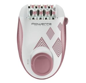 Epilator Rowenta EP2900F1, Skin Spirit Grey Pink, compact, 2 viteze, senzor de curba, perie de curatare