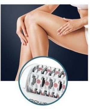 Epilator Rowenta EP2900F1, Skin Spirit Grey Pink, compact, 2 viteze, senzor de curba, perie de curatare