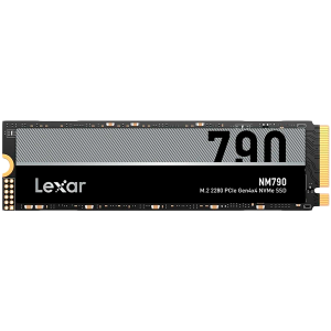 Lexar 4TB de mare viteză PCIe Gen 4X4 M.2 NVMe, până la 7400 MB/s de citire și 6500 MB/s de scriere, EAN: 843367131464