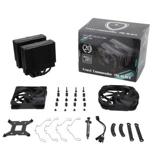 Cooler Thermalright CPU Cooler Frost Commander 140 Black - Turn dublu - LGA1851/LGA1700/AM5