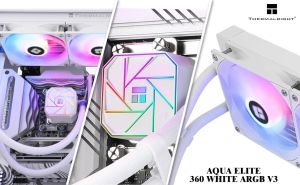 Răcire cu apă Thermalright Răcire cu apă Aqua Elite 360 Alb A-RGB V3 - LGA1851/LGA1700/AM5