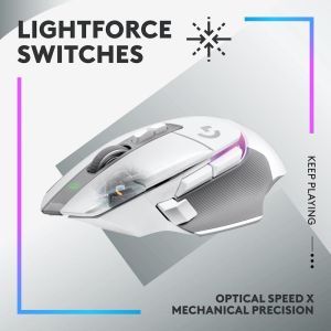 Mouse pentru jocuri Logitech G502 X Plus White Lightsync RGB