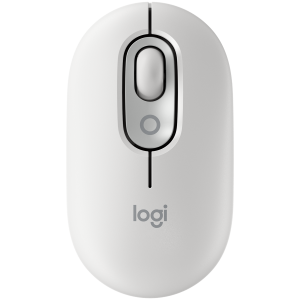 Mouse LOGITECH POP cu emoji - OFF-WHITE - BT - EMEA28i-935 - FY25,TERRA