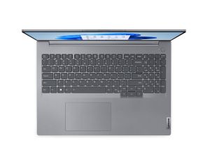 Laptop Lenovo ThinkBook 16 G7 Intel Core Ultra 7 155H (până la 4,8GHz, 24MB), 16GB DDR5 5600MHz, 1TB SSD, 16" WUXGA (1920x1200) IPS AG, Intel Arc Graphics, FHD&IR Cam, Backlit, KB, Arctic, Grey BT, FPR, DOS, 3Y CCI