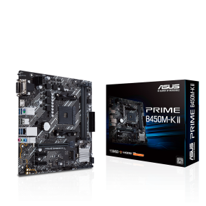 Placa de baza ASUS PRIME B450M-K II, AM4, DDR4