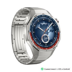 Huawei Watch GT5 Pro Vili-B29M, 1.43", Amoled, 466x466, PPI 326, BT5.2, BLE/BR/EDR, 524mAh, scufundări libere de 40 de metri, Sistem HUAWEI TruSense, analiză ECG, Durată de viață a bateriei până la 14 zile, Compatibil cu dispozitive iOS și Android, Titani