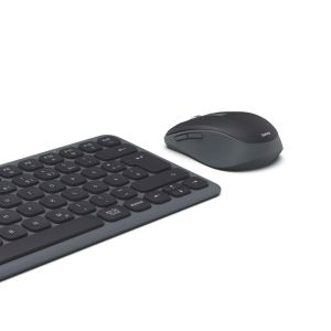 Set mini tastatură și mouse fără fir HAMA „WKM-500”, TKL chirilic, cheie AI