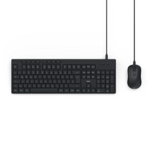 HAMA Set tastatură și mouse cu fir CKM-200, USB-A, USB-C