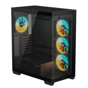 Case Gigabyte C500 PANORAMIC Stealth Black - Mid-Tower