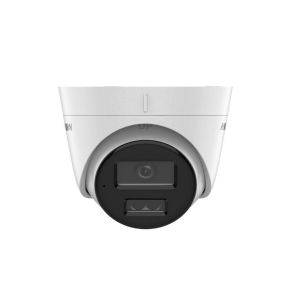 Cameră HikVision 4 MP Smart Hybrid Light Fixed Light Turret Network Camera, 2,8 mm, IR, lumină albă până la 30 m, 120 dB WDR, H.265+, IP67, microfon încorporat, slot pentru card de memorie încorporat, suport micro SDXC ( 512 GB), 12 Vdc/PoE 6,5 W