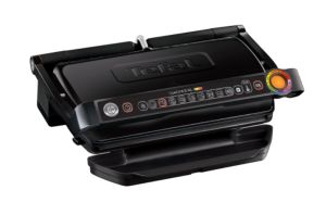 Барбекю Tefal GC722834, Optigrill+ XL Black, 800cm2 cooking surface, automatic cooking sensor, 9 automatic programs, 4 adjustable temp., cooking level indicator, non-stick die-cast alum. Plates