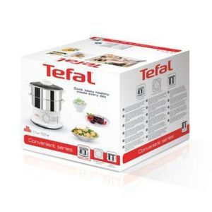 Aparat de gatit cu abur Tefal VC145130, seria Convenient alb