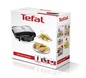 Sandwich maker Tefal SM155212, SDW U.COMPACT BLK INOX CUT