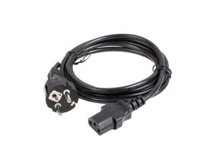 Cable Lanberg CEE 7/7 -> IEC 320 C13 power cord 1.8m VDE Straight, black