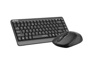 Set tastatură și mouse A4TECH Fstyler FGS1110Q, fără fir, gri