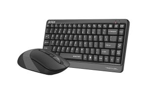 Set tastatură și mouse A4TECH Fstyler FGS1110Q, fără fir, gri