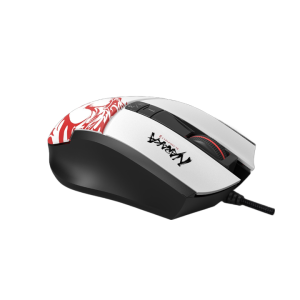 Mouse de gaming A4tech bloody L65 Max, cu fir, 12000 cpi, Naraka, negru/alb