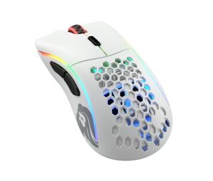 Mouse pentru jocuri fără fir Glorious Model D (alb mat)