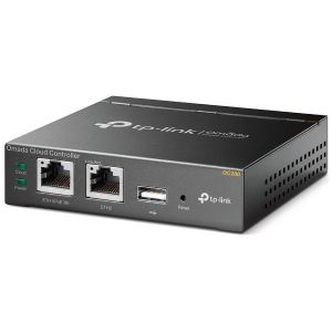 Controler cloud TP-Link OC200 Omada, management centralizat pentru EAP-uri Omada, 2 porturi 10/100, 1 port USB 2.0, 1 port micro-USB, până la 100 puncte de acces Omada, 20 switch-uri Omada și 10 routere Omada, monitorizare RF, multiplu - Managementul site