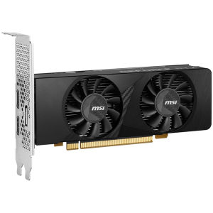 MSI Video Card Nvidia GeForce RTX 3050 LP 6G OC, 2x HDMI, 1x DP, DUAL FAN, ATX