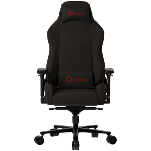 LORGAR Ace 422, Scaun gaming, țesătură rezistentă anti-petare, cadru metalic de 1,8 mm, mecanism multibloc, cotiere 4D, bază din aluminiu 5 stele, ridicare cu gaz clasa 4, roți PU de 75 mm, negru + roșu