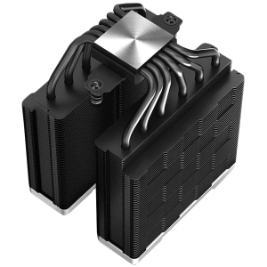 DeepCool AK620 Zero Dark, CPU Air Cooler, 1x120mm FK120 PWM FDB Fan, ARGB, 6 Heatpipes, Fluid Dynamic Bearing, LGA2066/2011-v3/2011/1700/1200/1151/1150/1155, AMD AM5/AM4, 3Y, R -AK620-BKNNMT-G-1