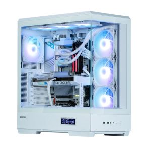 Zalman Case ATX - P50 DS White - Digital Display, Addressable RGB