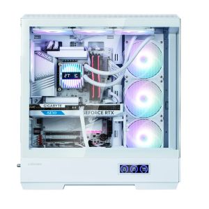 Zalman Case ATX - P50 DS White - Digital Display, Addressable RGB