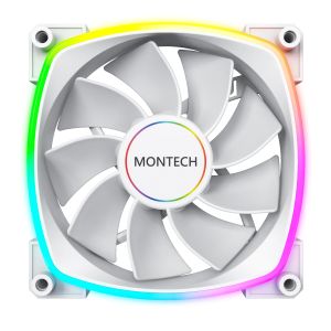 Montech вентилатор RX140 PWM, REVERSE Fan, 140mm, ARGB, White