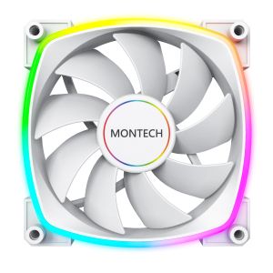 Montech вентилатор AX140 PWM, Fan 140mm, ARGB, White