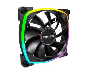 Montech AX140 PWM, Fan 140mm, ARGB, Black