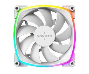 Montech AX120 PWM, Fan 120mm, ARGB, White