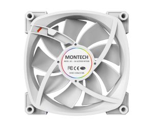 Montech AX120 PWM, Fan 120mm, ARGB, White