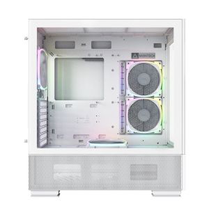 Montech SKY TWO, Mid-tower Case, TG, 4x120mm ARGB Fans, White