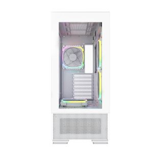 Montech SKY TWO, Mid-tower Case, TG, 4x120mm ARGB Fans, White