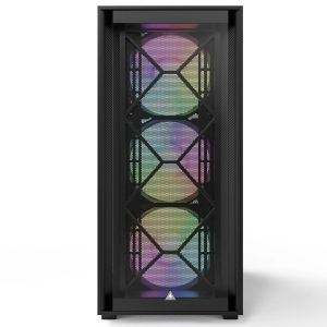 Montech AIR 1000 PREMIUM, Mid-tower Case, TG, 2 Front Panels, 4x120mm ARGB Fans, Black