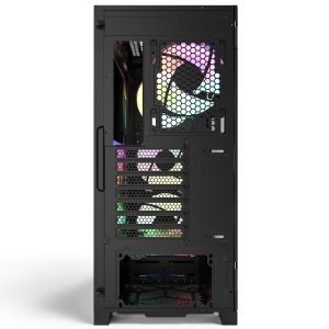 Montech AIR 1000 PREMIUM, Mid-tower Case, TG, 2 Front Panels, 4x120mm ARGB Fans, Black