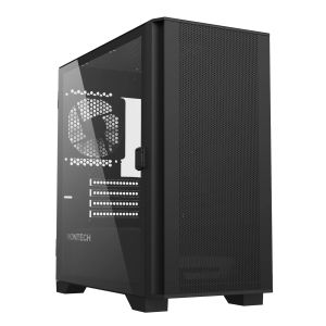 Montech AIR 100 LITE, Micro ATX Case, TG, 2x120mm Fans, Black