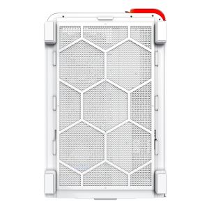 Montech KING 95 Pro, Dual Chamber Mid-tower Case, 6 ARGB Fans, 2 Front Panels, White