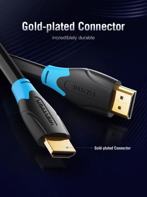 Vention HDMI v2.0 M / M 4K/60Hz Gold - 8M Black - AACBK