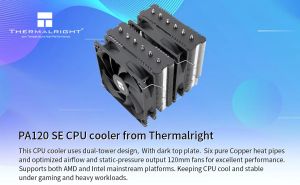 Cooler Thermalright Radiator CPU Peerless Assassin 120 SE - Turn dublu - LGA1851/LGA1700/AM5