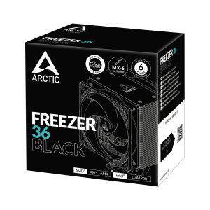 Arctic охладител Freezer 36 Black - LGA1851/LGA1700/AM5