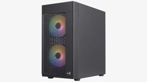 AeroCool кутия Case mATX - Hexform-G-BK-v2 - 3 fans included