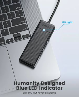 Hub Orico USB3.0 HUB Alb - 3 x USB3.0, SD, TF - PAPW3AT-U3-015-WH