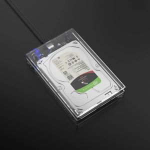 Orico cutie de stocare pentru discuri - Carcasă - 3,5 inchi USB3.0 transparentă, verticală - 3159U3